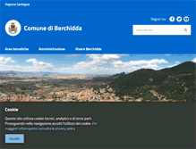 Tablet Screenshot of comune.berchidda.ot.it